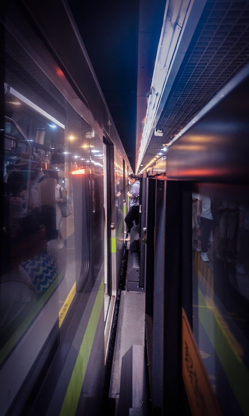 Stepping into the metro