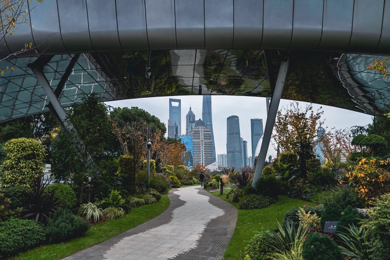 The Lujiazui skyline, viewed from the North Bund in Hongkou across the Huangpu River. “The Hongkou riverside section will become the best place to take a postcard photo of the Bund”, the district construction management committee said in 2017.