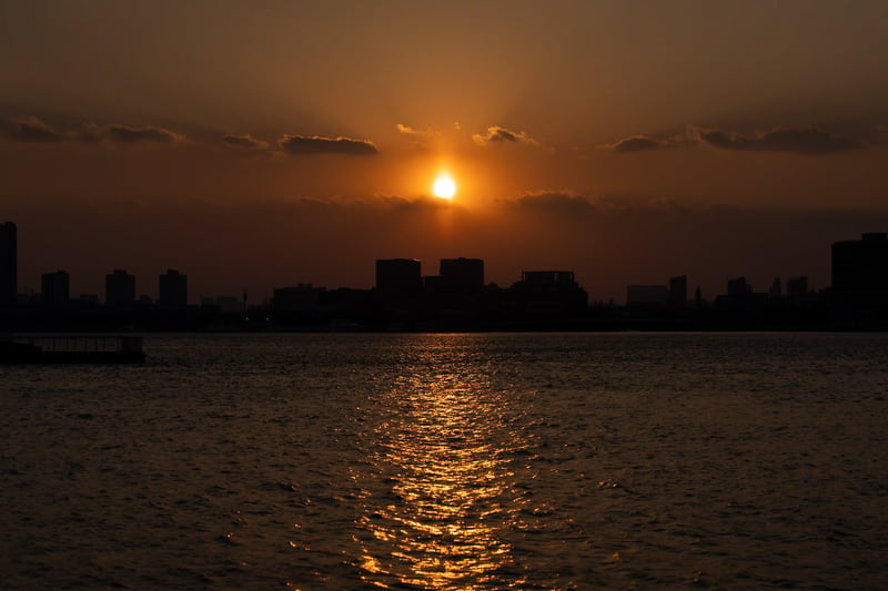 Sunset over Xuhui