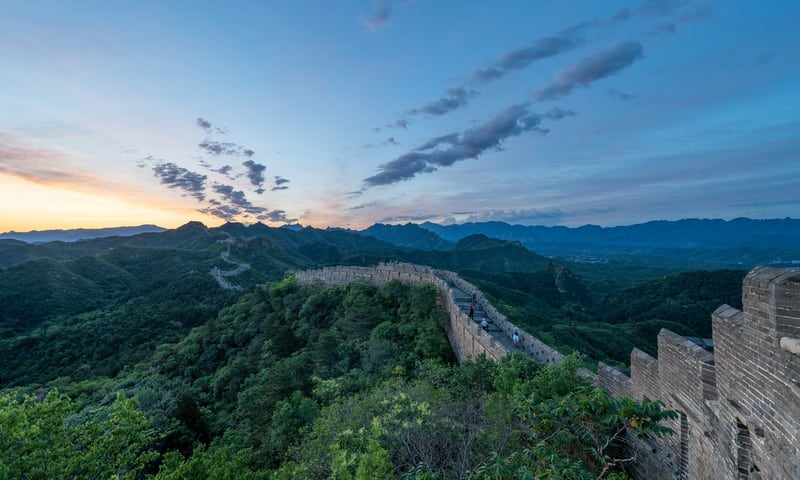 The Great Wall at Jinlanshing, 4:30 AM