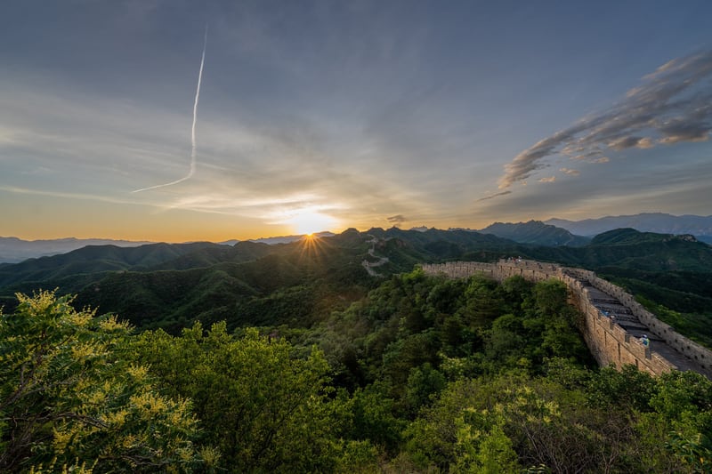The Great Wall at Jinlanshing, 4:30 AM