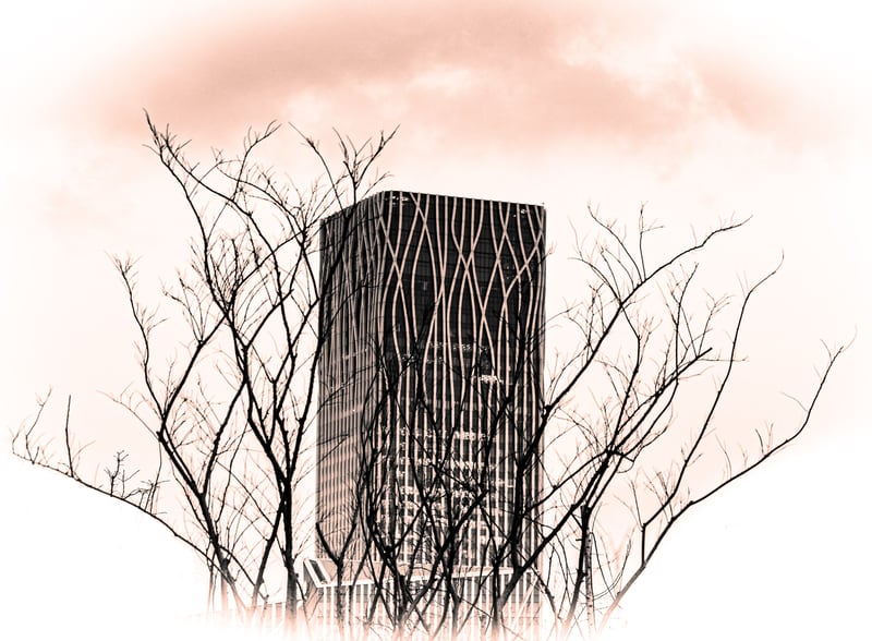 New Bund Center, Through Trees